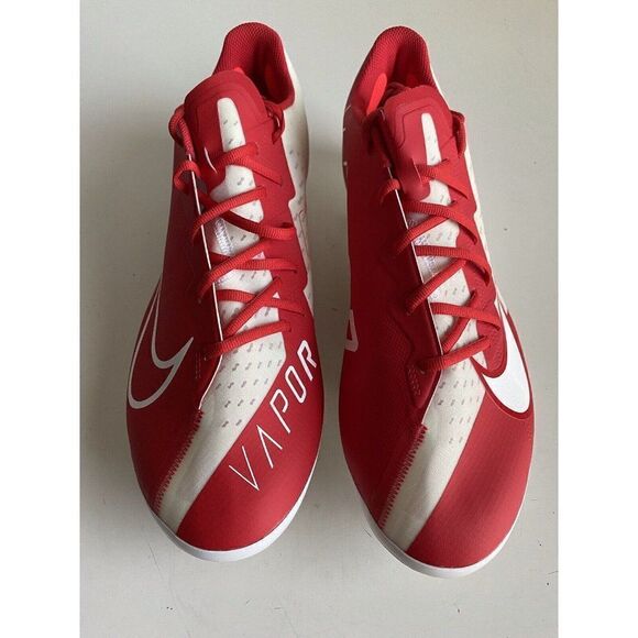 Nike React Vapor Ultrafly Elite 4 Red White Cleats DA0701-600 Men's Size 15 - Picture 2 of 9